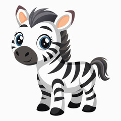baby zebra cartoon, zebra vector illustration, zebra icon and healthy sweet fruit, silhouette, logo, eps file, zebra cartoon character, png on white background  © SK kobita
