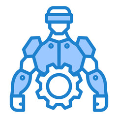 Robotics Exoskeleton Icon