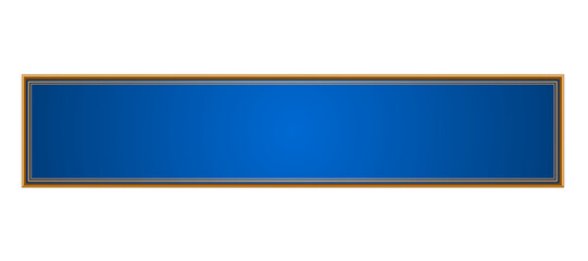 高級感のあるフレーム　青