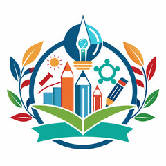 Education 2d logo icon, Education vector illustration, Graduation cap icon, silhouette, logo, eps File, graduation design, white Background png