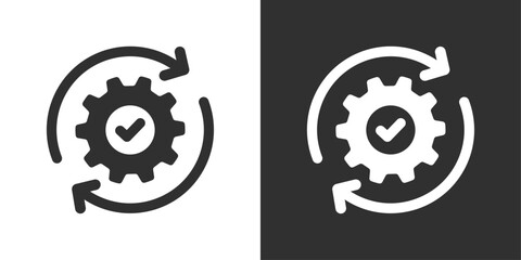 process procedure sign icon vector illustration design