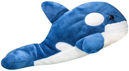 whale doll on transparent background