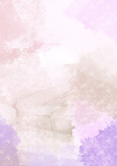 The background is pink, purple for the design of cards, invitations, and price lists. Watercolor natural texture for banners, holiday, creative, stylish pattern