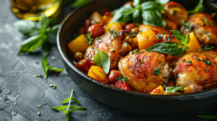 Braised Chicken with Tutti-Frutti, is a traditional Dutch recipe.