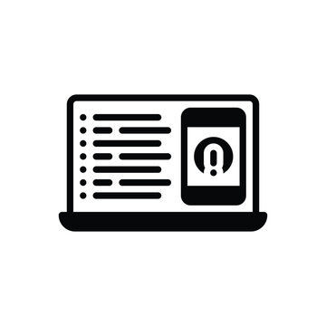 recommend clip art: Black solid icon for code issue 