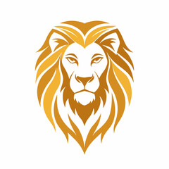 lion head logo vector illustration, lion silhouette, logo, eps File, tiger isolated on white, tiger Logo Icon white Background png