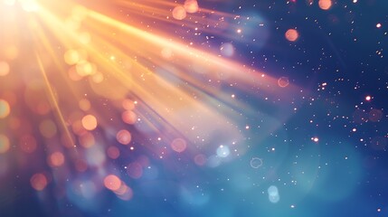 Blank background with lens flare