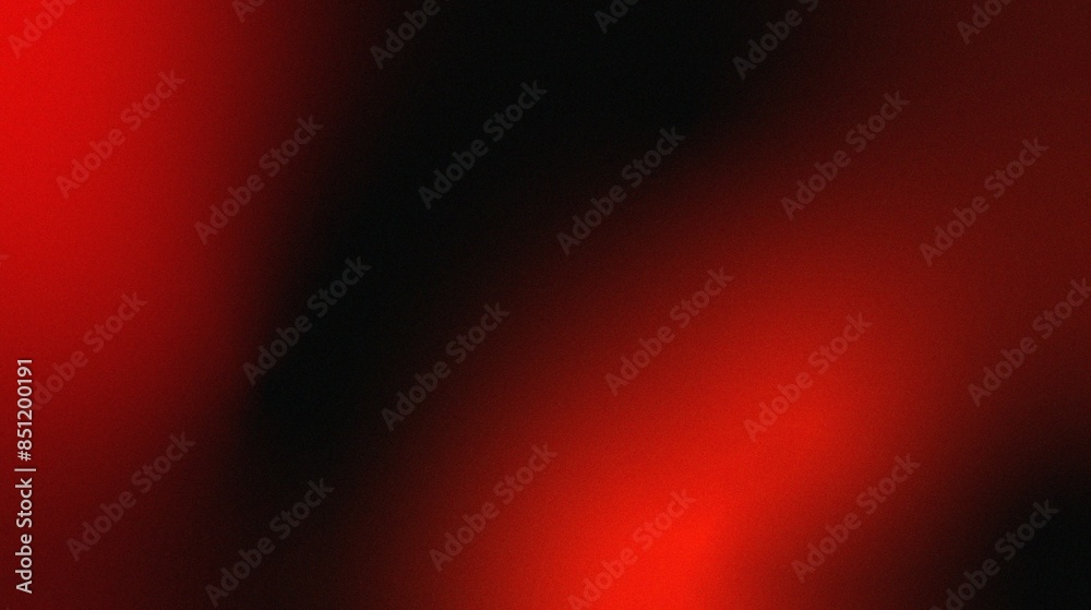 Wall mural abstract red and black noise grain gradient background for modern design