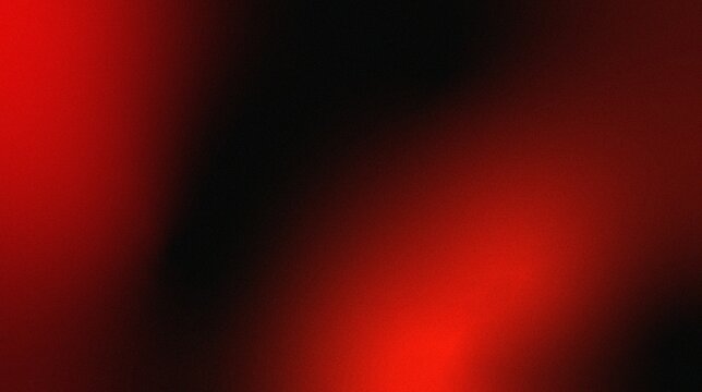 Abstract red and black noise grain gradient background for modern design