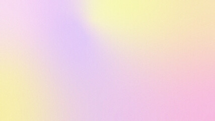 Dreamy simple grainy gradient background blending yellow and purple colors