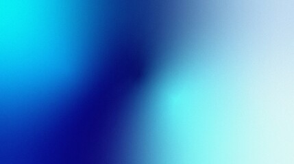 Abstract grainy background with dark blue to turquoise gradient effect