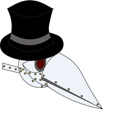 Plague Doctor Mask Side View