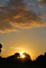 Al ser una zona casi plana,podemos disfrutar de hermosos y coloridos atardeceres.
