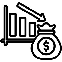 Economic Downturn Icon