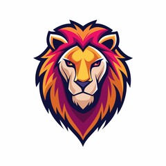 Obraz premium lion head mascot