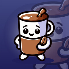 mascot logo coffee illustration 13