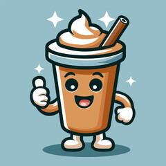 mascot logo coffee illustration 14