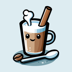 mascot logo coffee illustration 15