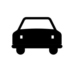 Obraz premium car solid icon