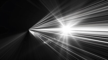 Blank background with lens flare