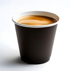 cup of coffee isolated on background