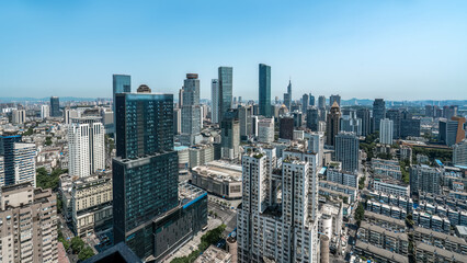 Obraz premium Urban Metropolis with Skyscrapers