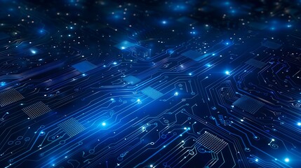 Abstract digital network forming a high-tech background