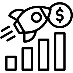 Accelerated Growth Icon