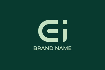 letter Ci iconic minimal elegant logo, letter Ci security logo, letter Ci finance business logo