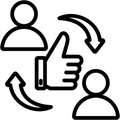 Positive Interaction Icon