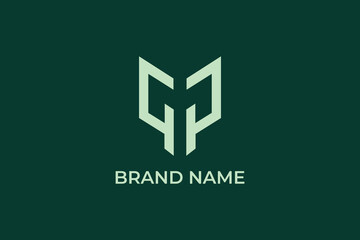 letter GG shield icon logo, letter GG arrow direction logo, letter GG badge logo, letter G Whale tail graphic icon, Mermaid tail vector graphic illustration