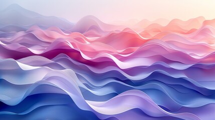 Gentle abstract background with pastel tones of pink, blue, and lavender blending in a gradient, creating a dreamy and calming visual effect ideal for peaceful themes. Abstract Backgrounds