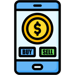 Stock Buy Sell Icon