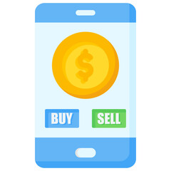 Stock Buy Sell Icon