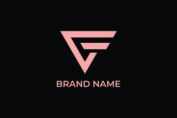 G letter triangle logo, letter G C triangle iconic logo, letter G C shield jet logo, letter G fighter jet logo, letter C triangle direction arrow logo