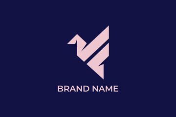 F letter flying bird iconic geometric logo, letter F bird flight logo, letter F buildings icon modern corporate company logo, letter F growth column icon finance logo