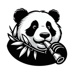 Illustration of a panda bear