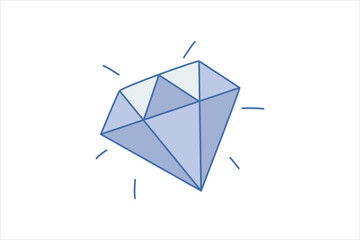 Birthday Party Flat Sticker Design