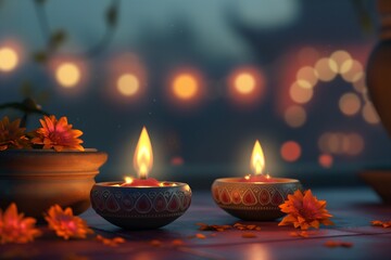 diwali celebration festival by generative ai