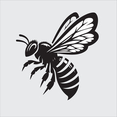 the bee vector design illustrator and best design