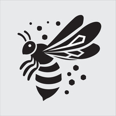the bee vector design illustrator and best design