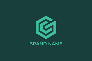 lertter C iconic logo, letter Gc or Cg logo, letter C hexagon logo, letter G arrow logo, flying jet boost logo, letter GC shield logo, logomark