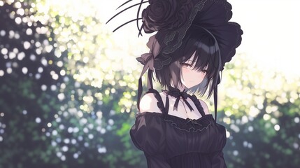 ゴスロリ服を着た少女、ファッション40