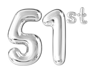 Anniversary Silver Number 51