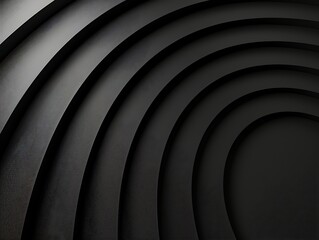 Obraz premium A black and grey wavy lines background