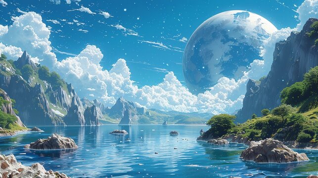 Surreal landscapes defy logic, inviting viewers to explore new realms of possibility. Abstract Backgrounds Illustration, Minimalism,