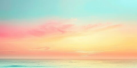 Peaceful Sunset Over the Ocean