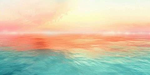 Peaceful Sunset Over the Ocean