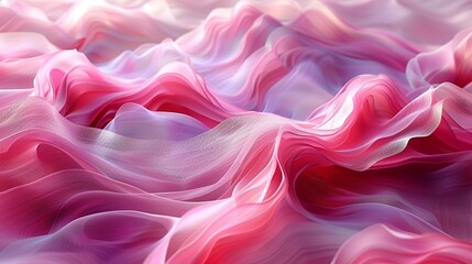 Obraz premium Subtle variations of pink blend together seamlessly, creating a soft and dreamy atmosphere, ideal for romantic-themed content. Abstract Backgrounds Illustration, Minimalism,