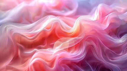 Obraz premium Subtle variations of pink blend together seamlessly, creating a soft and dreamy atmosphere, ideal for romantic-themed content. Abstract Backgrounds Illustration, Minimalism,